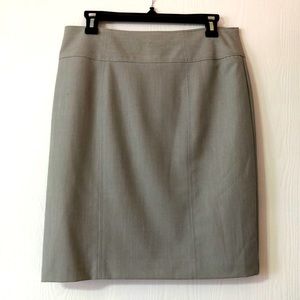 Dove grey pencil skirt